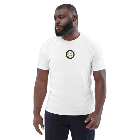 WheelyWorld - Herren-T-Shirt aus Bio-Baumwolle mit Stick und Druck