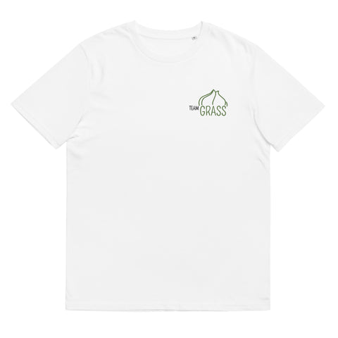 For Gamers - Herren-Team-Grass-T-Shirt aus Bio-Baumwolle mit Stick