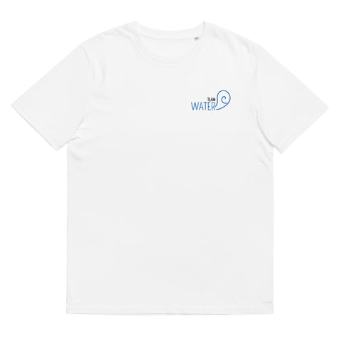 For Gamers - Herren-Team-Water-T-Shirt aus Bio-Baumwolle mit Stick