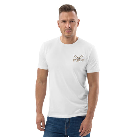 For Gamers - Herren-Team-Evolution-T-Shirt aus Bio-Baumwolle mit Stick