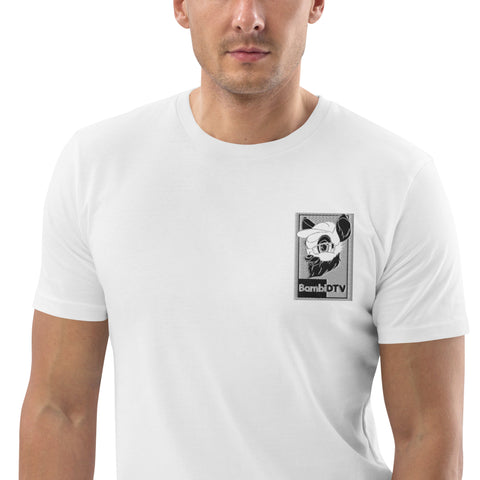 BambiDTV - Herren-T-Shirt aus Biobaumwolle mit Stick