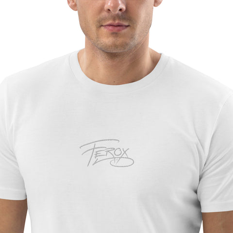 Ferox_K - Herren-T-Shirt aus Bio-Baumwolle mit Stick