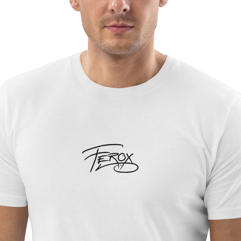 Ferox_K - Herren-T-Shirt aus Bio-Baumwolle mit Stick