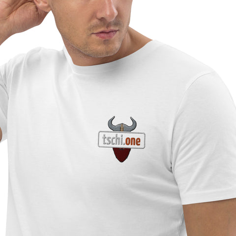 TschiOne - Herren-T-Shirt aus Bio-Baumwolle mit Stick