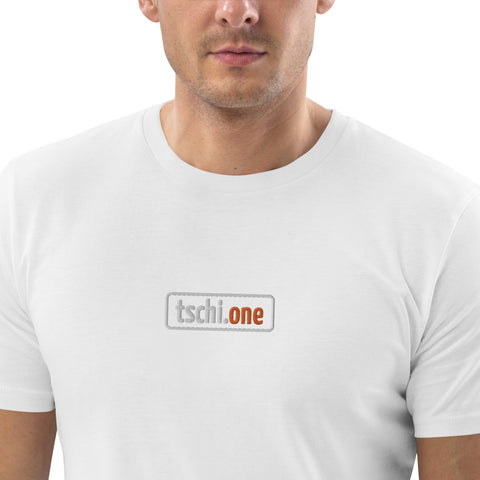 TschiOne - Herren-T-Shirt aus Bio-Baumwolle mit Stick