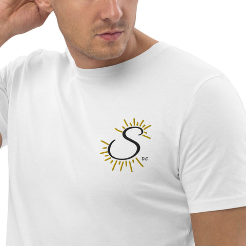 Sunshine_girl1 - Herren-T-Shirt aus Bio-Baumwolle mit Stick