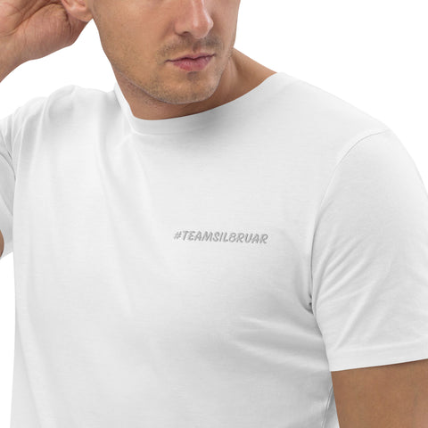 Silbruar - Herren-T-Shirt aus Bio-Baumwolle mit Stick