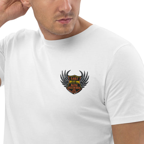 _=LAA=_ - Herren-T-Shirt aus Bio-Baumwolle mit Stick