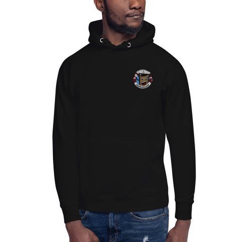 Hafentoast - Unisex-Premium-Hoodie mit Stick