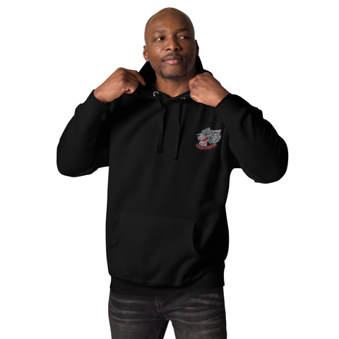 Rainamora - Unisex-Premium-Hoodie mit Stick