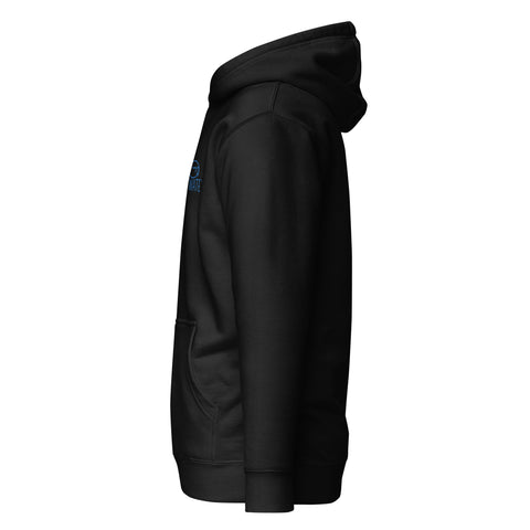 For Gamers - Team-Water-Unisex-Premium-Hoodie mit Stick