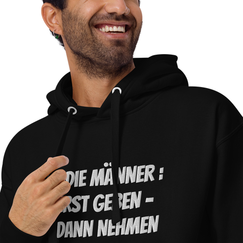 Maj0rRabbit - Unisex-Premium-Kapuzenpullover mit Stick