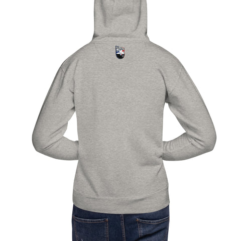 Twitcherlab/DJ-EMC - Premium-Hoodie mit weißem Stick und Außenetikett