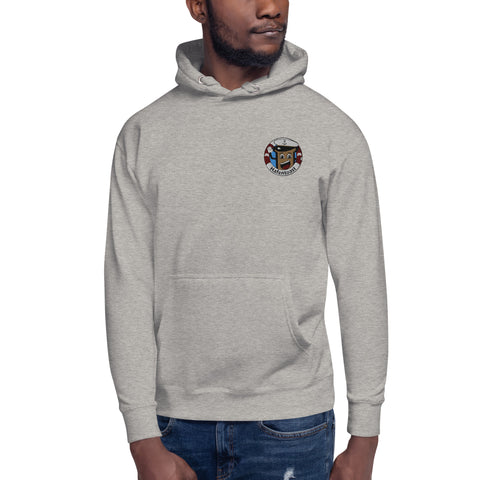 Hafentoast - Unisex-Premium-Hoodie mit Stick