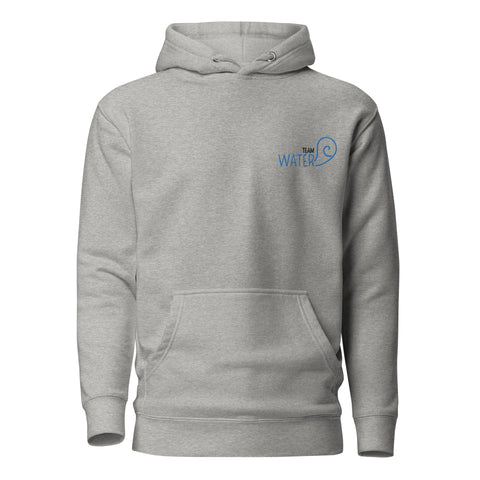 For Gamers - Team-Water-Unisex-Premium-Hoodie mit Stick