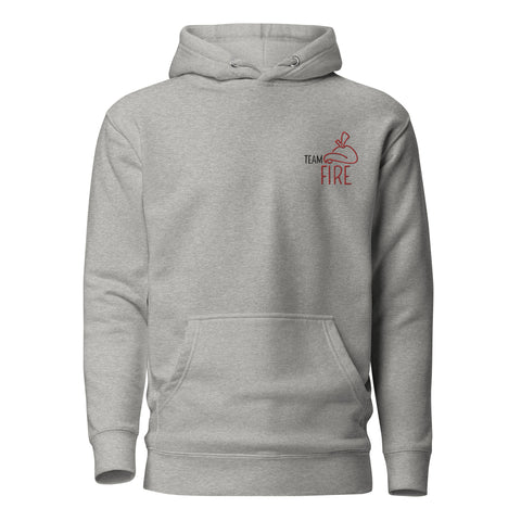 For Gamers - Team-Fire-Unisex-Premium-Hoodie mit Stick