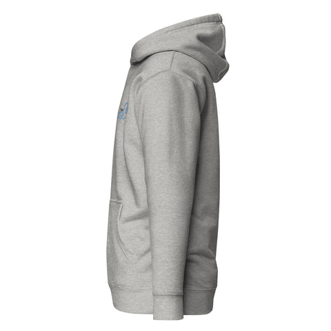 For Gamers - Team-Water-Unisex-Premium-Hoodie mit Stick