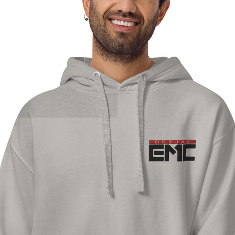 Twitcherlab/DJ-EMC - Premium-Hoodie mit schwarzem Stick und Druck
