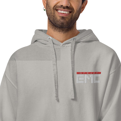 Twitcherlab/DJ-EMC - Premium-Hoodie mit weißem Stick und Außenetikett