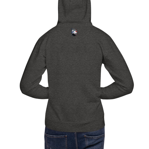 Twitcherlab/DJ-EMC - Premium-Hoodie mit weißem Stick und Außenetikett