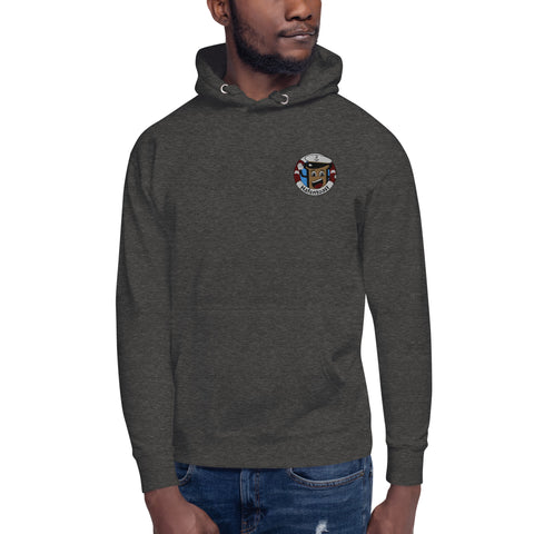 Hafentoast - Unisex-Premium-Hoodie mit Stick