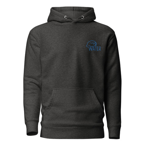 For Gamers - Team-Water-Unisex-Premium-Hoodie mit Stick