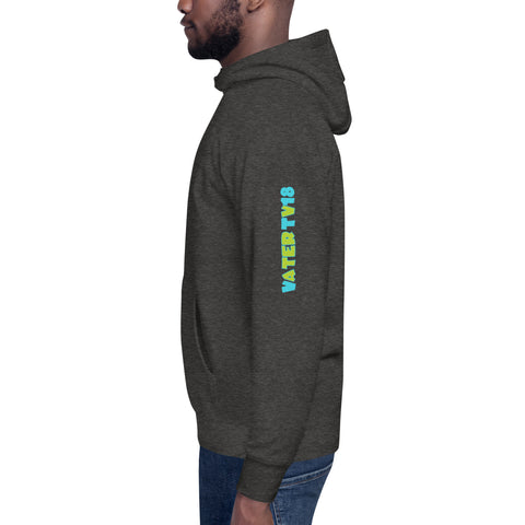 vatertv18 - Unisex-Premium-Hoodie mit Druck