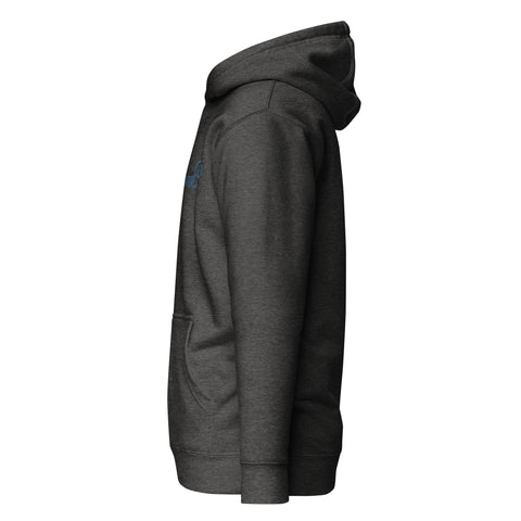 For Gamers - Team-Water-Unisex-Premium-Hoodie mit Stick