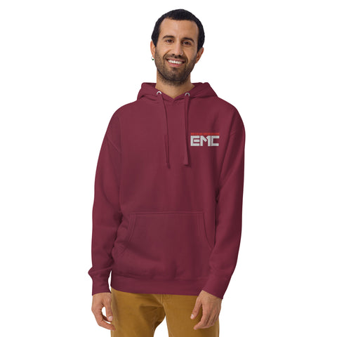 Twitcherlab/DJ-EMC - Premium-Hoodie mit weißem Stick und Außenetikett