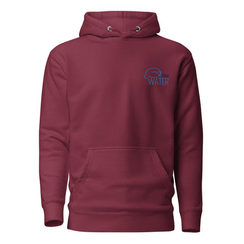 For Gamers - Team-Water-Unisex-Premium-Hoodie mit Stick