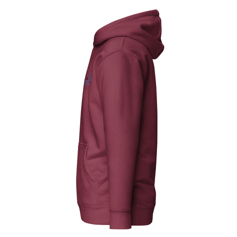 For Gamers - Team-Water-Unisex-Premium-Hoodie mit Stick