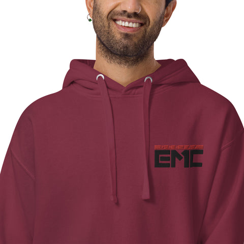 Twitcherlab/DJ-EMC - Premium-Hoodie mit schwarzem Stick und Druck