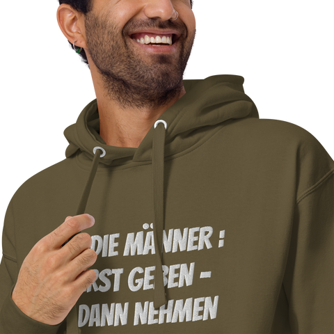 Maj0rRabbit - Unisex-Premium-Kapuzenpullover mit Stick