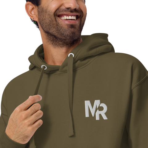 Maj0rRabbit - Unisex-Premium-Kapuzenpullover mit Stick