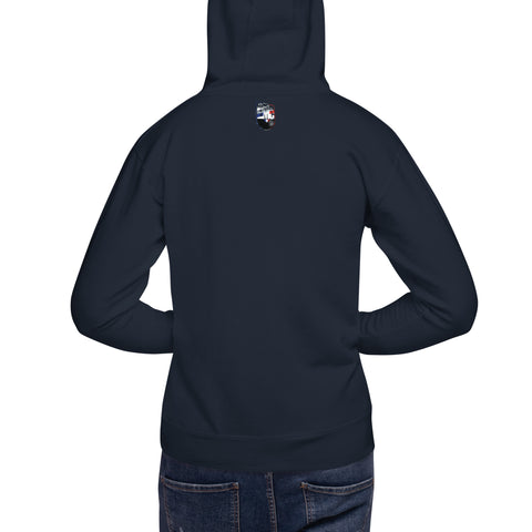 Twitcherlab/DJ-EMC - Premium-Hoodie mit weißem Stick und Außenetikett
