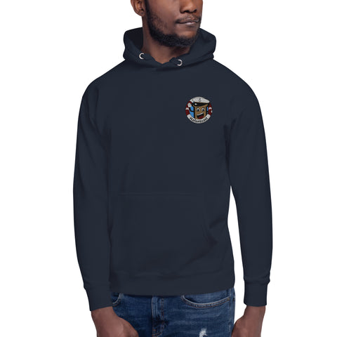 Hafentoast - Unisex-Premium-Hoodie mit Stick