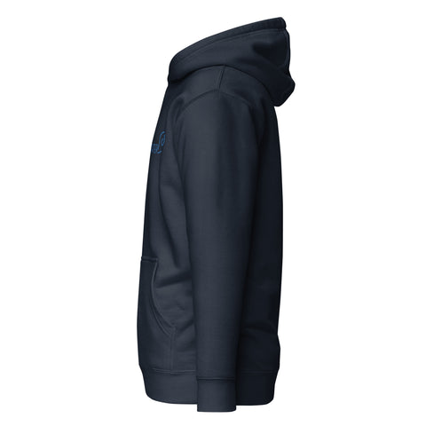For Gamers - Team-Water-Unisex-Premium-Hoodie mit Stick