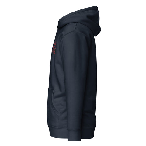 For Gamers - Team-Fire-Unisex-Premium-Hoodie mit Stick
