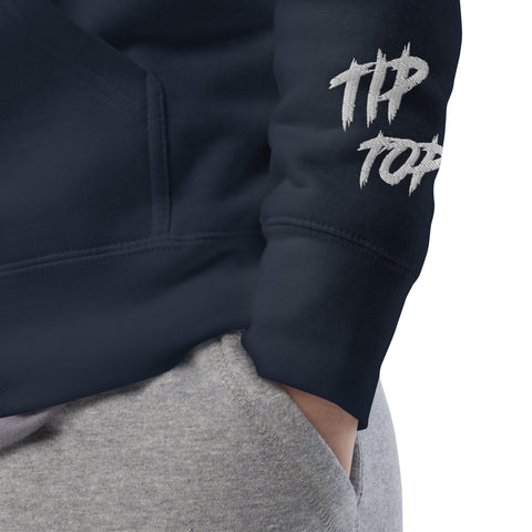 Eumelkater - Premium-Unisex-Hoodie mit Stick