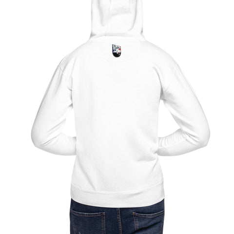 Twitcherlab/DJ-EMC - Premium-Hoodie mit weißem Stick und Außenetikett