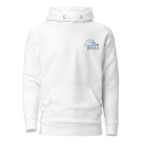 For Gamers - Team-Water-Unisex-Premium-Hoodie mit Stick