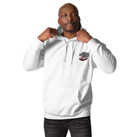 Rainamora - Unisex-Premium-Hoodie mit Stick