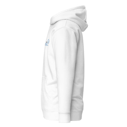 For Gamers - Team-Water-Unisex-Premium-Hoodie mit Stick