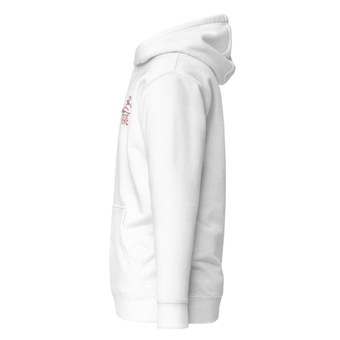 For Gamers - Team-Fire-Unisex-Premium-Hoodie mit Stick