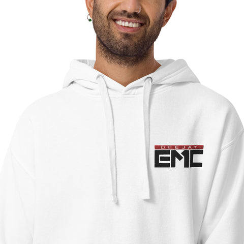 Twitcherlab/DJ-EMC - Premium-Hoodie mit schwarzem Stick und Druck