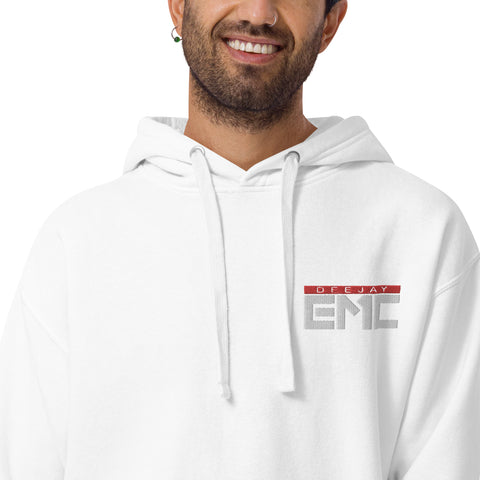 Twitcherlab/DJ-EMC - Premium-Hoodie mit weißem Stick und Außenetikett