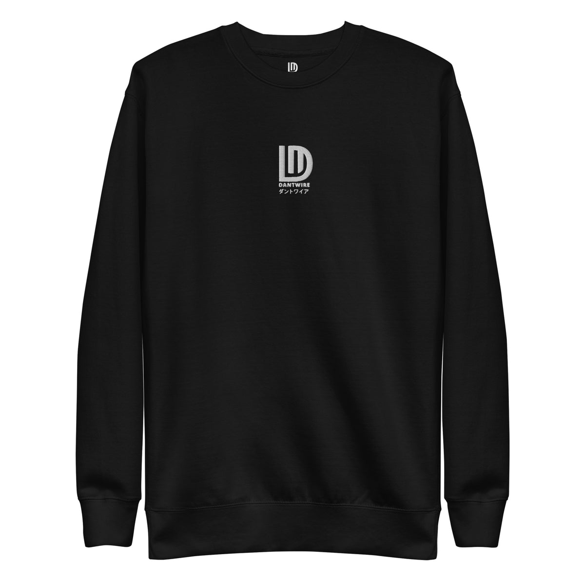 dantwire - Unisex-Premium-Pullover mit Stick und Druck
