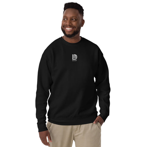 dantwire - Unisex-Premium-Pullover mit Stick und Druck