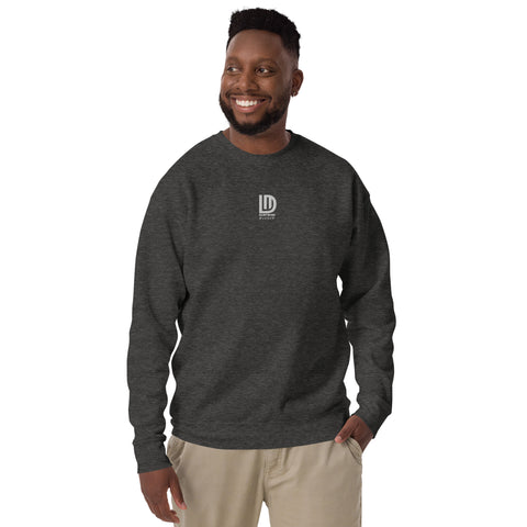 dantwire - Unisex-Premium-Pullover mit Stick und Druck