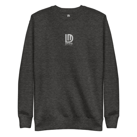 dantwire - Unisex-Premium-Pullover mit Stick und Druck